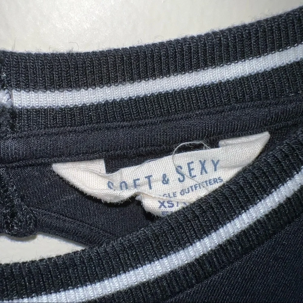 American Eagle Soft n Sexy Black Swing Dress Size XS